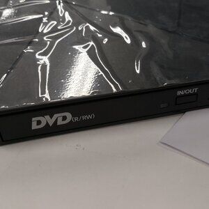 External CD/DVD Drive for Laptop USB 3.0, USBC Portable Burner DVD/CD Player Blk